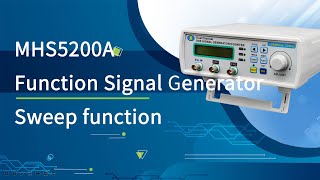 MHS5200A Function Signal Generator Sweep function [upl. by Nivi]