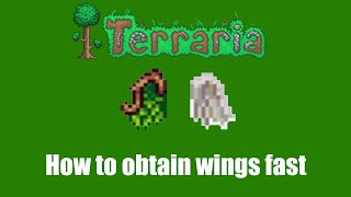 How to Get Fledgling amp Leaf Wings  Terraria  Quick Tutorial [upl. by Mook]