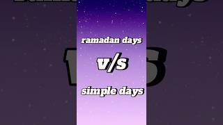 ramadan days vs simple days  wich is your fav🤗viral video crazy giftstudio [upl. by Airdnalahs]