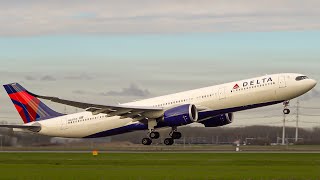 Schiphol Airport PlaneSpotting  20 Mins of CLOSEUP Takeoffs and Landings at Amsterdam [upl. by Stephani]