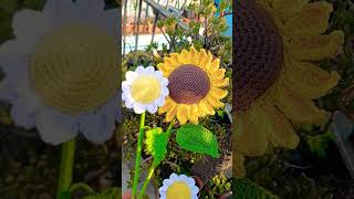 girasol crochet abejas amigurumis margarita plantas crocheting [upl. by Tucky]