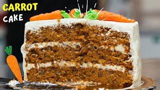 How to make Carrot Cake with Cream Cheese Frosting from Scratch [upl. by Aimekahs145]