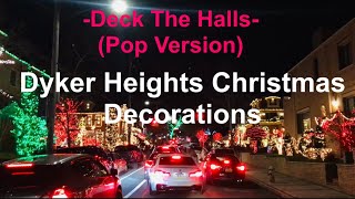 Deck the Halls  Driving Dyker Heights to see Christmas decorations [upl. by Neeven]