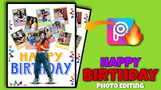 Viral Birthday Photo Frame Editing  PicsArt Happy Birthday Photo Editing  Mayank Editz 🔥 [upl. by Neumann]