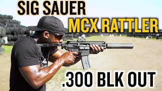 Sig Sauer MCX RATTLER  FIRST MAG REVIEW [upl. by Stahl813]