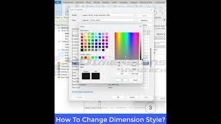 Dimension Style in Revit  Beginner Tutorial revit shorts [upl. by Anneiv940]