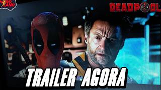 AGORA SIM TEASER TRAILER OFICIAL DEADPOOL 3 WOLVERINE DATA PLOT E TODOS OS XMEN DO FILME [upl. by Saimon]