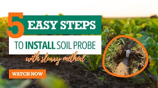 Soil Moisture Probe Installation Slurry Method StepbyStep Guide [upl. by Madelon]