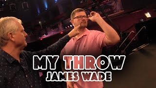 HOW TO PLAY DARTS  We look at James Wade in another My Throw [upl. by Ellehs]