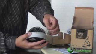 Spy Camera Dummy Dome – Fake CeilingMounted Dome Camera for CCTV Surveillance System – YouTube [upl. by Plusch]