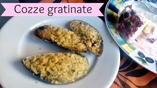 Cozze gratinate ricetta [upl. by Sllew536]