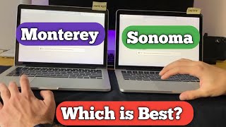 macOS Monterey vs sonoma  mac oS Sonoma  mac oS [upl. by Rab]