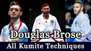 Douglas Brose Best Kumite Techniques and All Kumite Highlights😱 World Champion🔥  Training  Brazil [upl. by Hgiellek]