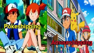 Amourshipping vs pokeshippingPokeshipping vs Amourshipping momentspokemon amourshipping viral [upl. by Oremor]