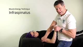 Muscle Energy Technique  Infraspinatus [upl. by Naaitsirhc991]