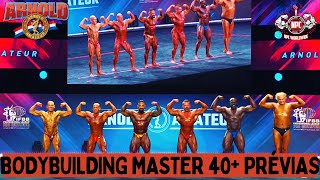 Arnold Sports Festival Amateur 2024  Mens Bodybuilding Master 40 Prévias [upl. by Patty]