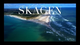 SKAGEN Denmark  where the Baltic meets the North Sea drone 4K [upl. by Francesco112]