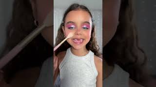 Barbie Makeup Transformation  Makeup By 6 Year Old Kassie [upl. by Yelrebma]