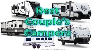 Best Travel Trailers for Couples and Senior Couples Options for FullTime Living 👫camper [upl. by Nicholson790]