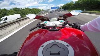 Ducati 1098 s onboard Termignoni use headphone or homecinema [upl. by Rozina]