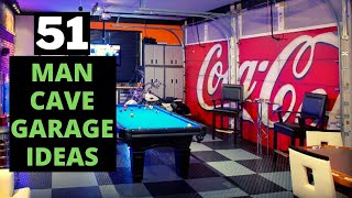 51 MAN CAVE GARAGE IDEAS  INSPIRATION FOR YOUR GARAGE MAN CAVE SETUP [upl. by Cornew]