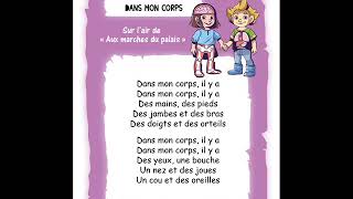 Dans mon corps il y a  Comptine pour enfants  Gribouille [upl. by Johannes]