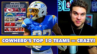 Reacting to Colin Cowherds Week 3 Top 10 NFL Teams [upl. by Kurzawa828]