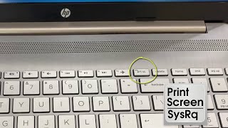 How to take a screenshot on HP laptop Windows 10 [upl. by Ahtilat]