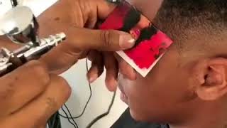 Airbrush gun hairline enhancement [upl. by Dream296]