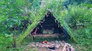 Build a Shelter Where There Are Many Beautiful Flowers and Abundant Food  Triệu Phượng Tăng [upl. by Stclair770]