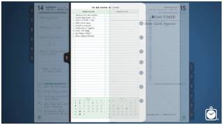 Closer Look DayTimer® 1PagePerDay Planner Format [upl. by Shippee333]