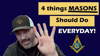 FOUR things FREEMASONS should do EVERY DAY the last one will change your LIFE [upl. by Arednaxela957]