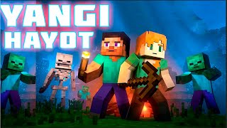 MINECRAFT  YANGI SURVIVAL  ERIKJONS123 UZBEKCHA GAMEPLAY [upl. by Eirb]