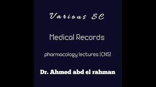 61 DrAhmed Abdelrahman Sedatives Hypnotics Anxiolytics [upl. by Leede]