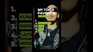 My Top 5 Favorite AL JAMES Songs opm pinoyrapper hiphop aljames [upl. by Lakim]