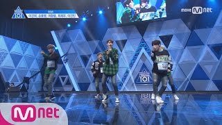 PRODUCE 101 season2 단독풀버전 RBW이건희 손동명 여환웅 최재우 이건민 ♬음오아예넌 is 뭔들 기획사별 퍼포먼스 170414 EP2 [upl. by Nauqas]