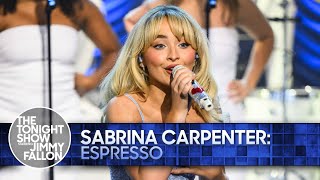 Sabrina Carpenter Espresso  The Tonight Show Starring Jimmy Fallon [upl. by Ttik]