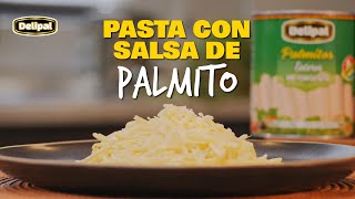 Pasta con Salsa de PALMITO 🌴 Delipal [upl. by Etnoved836]