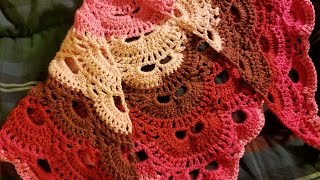 Crochet quotThe Virus Shawlquot Tutorial [upl. by Oretna701]