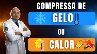 COMPRESSA QUENTE OU FRIA  QUAL ESCOLHER [upl. by Tnerb]