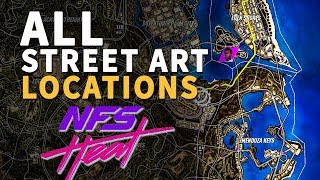 All Edgewood Valley Street Art Need for Speed Heat NFS [upl. by Aihc]