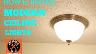 How to Install Modern Ceiling Lights [upl. by Toland]