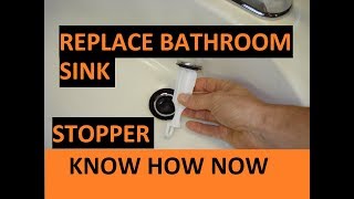 Replace a Bathroom Sink Stopper [upl. by Rao]