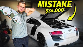 I BOUGHT A FLOODED Audi R8 With Only 5600 Miles [upl. by Palla]