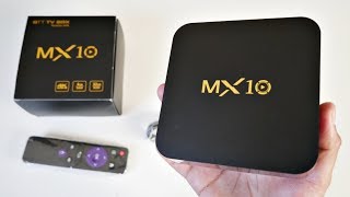 MX10 4K Android TV Box  Android 81 OREO  4GB  32GB  HDR10 [upl. by Meehar]