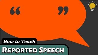 REPORTED SPEECH indirect speech in 3 Steps [upl. by Laure559]