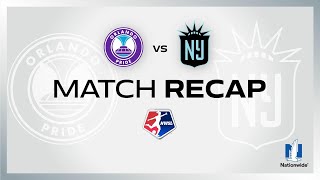 FULL HIGHLIGHTS  Orlando Pride vs NJNY Gotham FC [upl. by Crosby479]