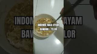 INDOMIE RASA AYAM BAWANG  INDOMIE SELERAKU shorts [upl. by Ruthann]