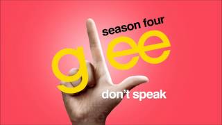 Dont Speak  Glee HD Full Studio [upl. by Constantine]