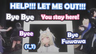 Everyone Left Fuwawa in The Box 【hololive Advent】 [upl. by Nimzzaj]